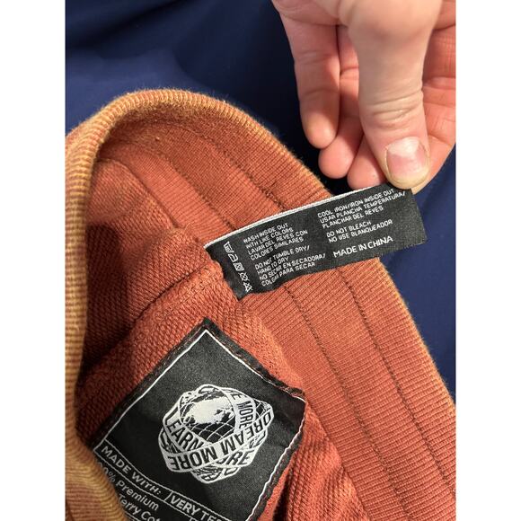 Alphalete Very Terry Men's 100% French Terry Orange Joggers Size Medium - Picture 6 of 10